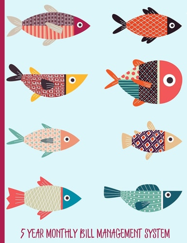 Collection of Colorful Fish 5 Year Monthly Bill Management System