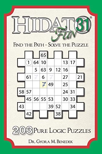 Hidato Fun 31 203 New Logic Puzzles