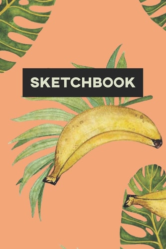 Sketchbook Banana Food Pattern Paint Cute Design