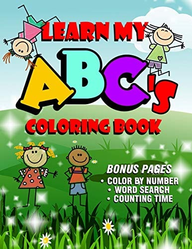 Learn My ABC's Coloring Book Bonus Activity Pages
