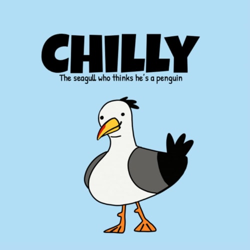Chilly The Seagull Who Thinks He's A Penguin