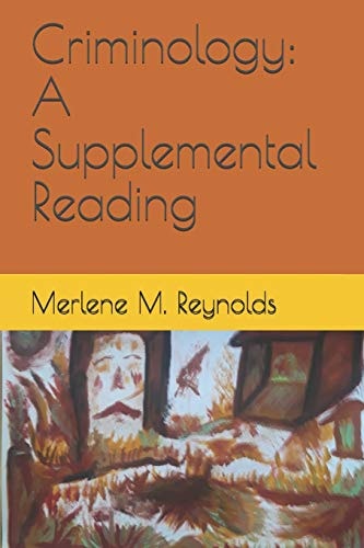 Criminology A Supplemental Reading