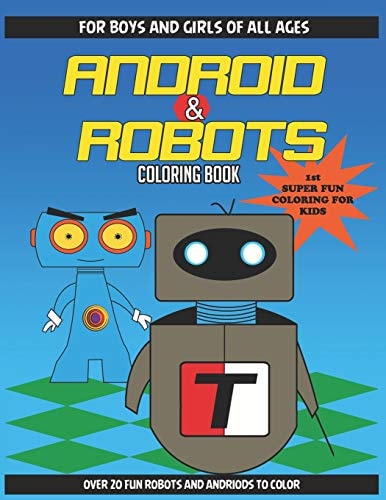 Android & Robots Coloring Book
