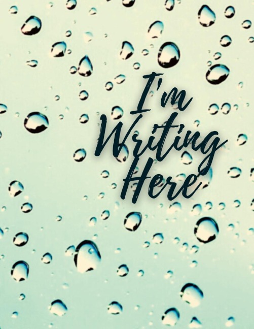 Im Writing Here: Water Beads Notebook 8.5x11