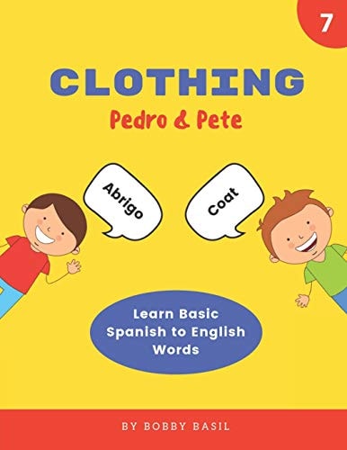 Clothing Learn Basic Spanish to English Words