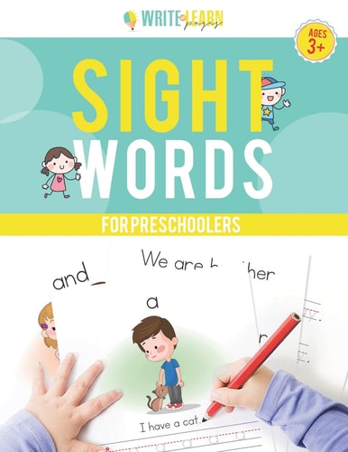 Write and Learn Pages Sight Words for Preschoolers