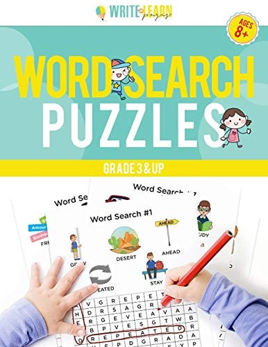 Write & Learn Pages Word Search Puzzles