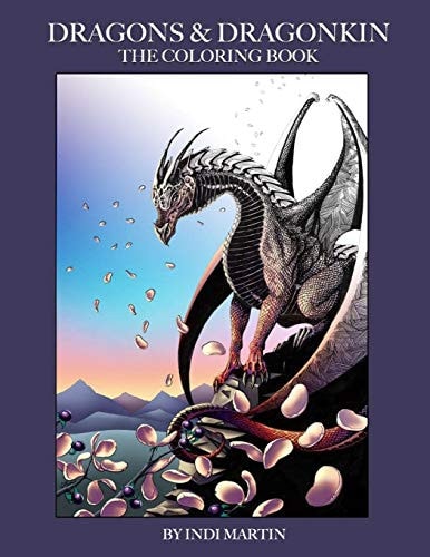 Dragons and Dragonkin The Coloring Book