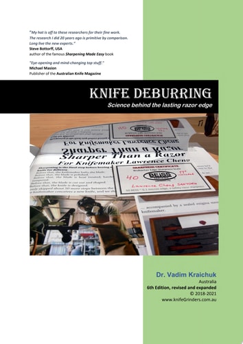 Knife Deburring 6th edition Science behind the lasting razor edge