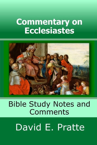 Commentary on Ecclesiastes Bible Study Notes and Comments