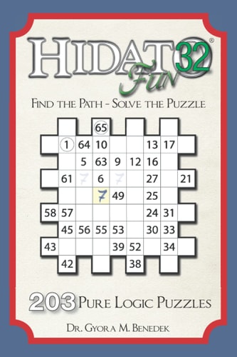 Hidato Fun 32 203 New Logic Puzzles