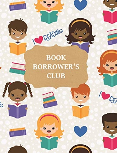 Book Borrower's Club I Love Reading Cover