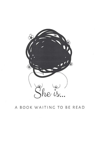 She Is... A Book Waiting to Be Read.