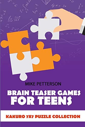 Brain Teaser Games For Teens Kakuro 7x7 Puzzle Collection