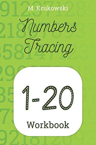 Tracing Numbers 1-20 Writing Workbook