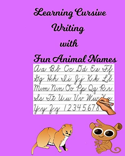 Learning Cursive Writing with Fun Animal Names