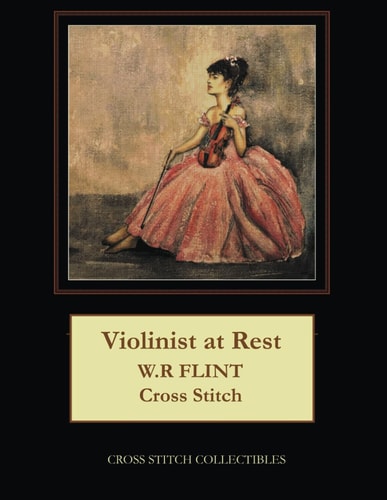 Violinist at Rest W. R. Flint Cross Stitch Pattern