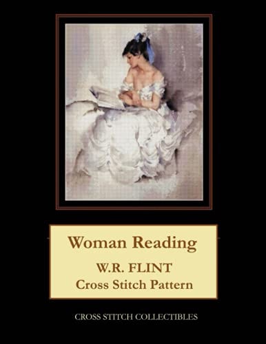 Woman Reading W. R. Flint Cross Stitch Pattern
