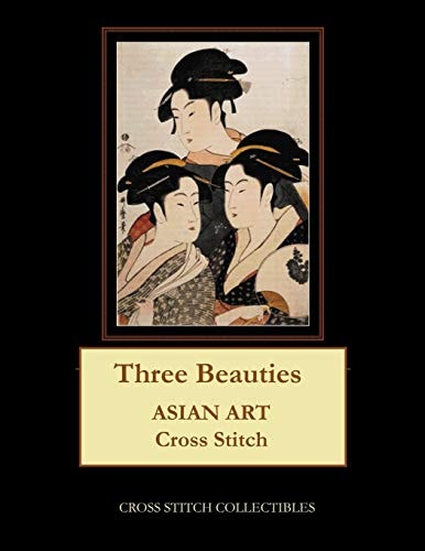 Three Beauties Asian Art Cross Stitch Pattern