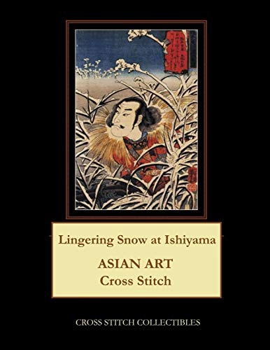 Lingering Snow at Ishiyama Asian Art Cross Stitch Pattern