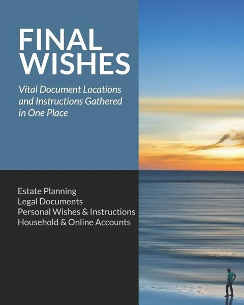 Final Wishes Estate Planning - Legal Documents - Personal Wishes & Instructions - Household and Online Accounts