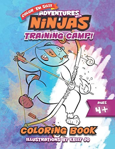 Adventures With Ninjas - Training Camp! Coloring Book for Kids