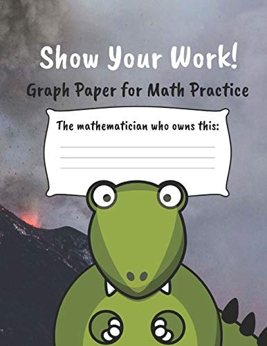 Show Your Work! 4x4 Graph Paper for Math Practice