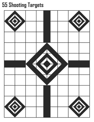 55 Shooting Targets Classic Shooting Targets