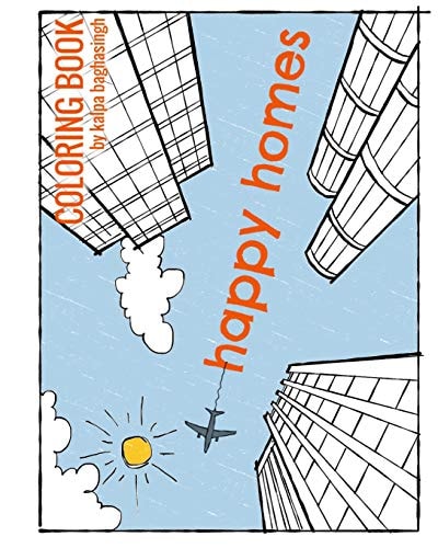 Happy Homes Coloring Book for Kids