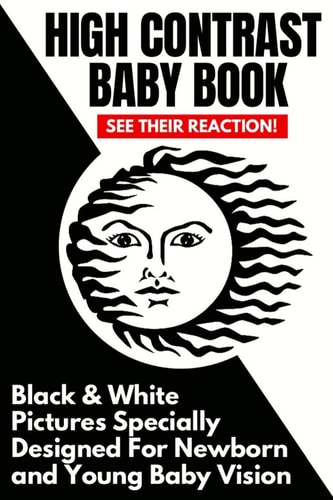 High Contrast Baby Book Black and White Pictures Specially Designed For Newborn And Young Baby Vision