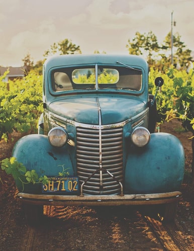 Vintage Car Bohemian Americana Sheet Music Paper For Musicians, Songwriters, and Composers