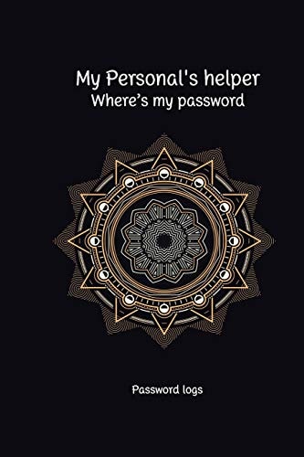 My Personal's Helper, Where's My Password Password Log Password Reminder Collect Password Into the Same Book