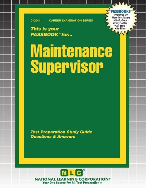 Maintenance Supervisor