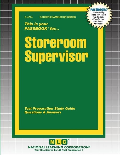 Storeroom Supervisor