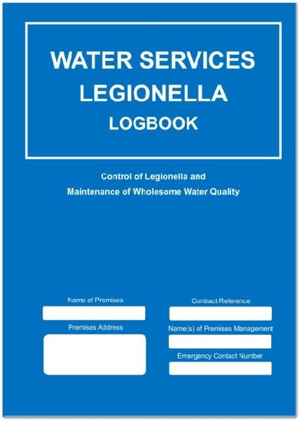 Water Services, Legionella Logbook