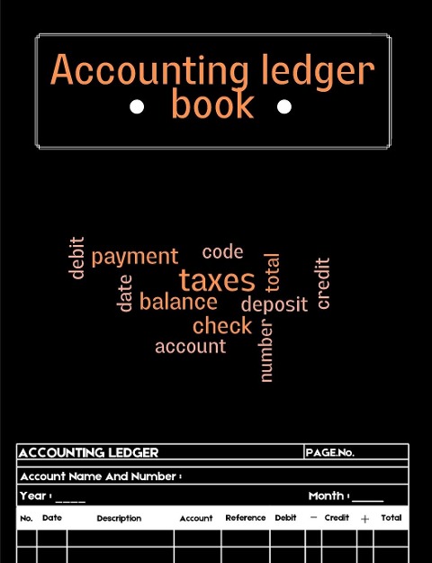 Accounting Ledger Book: Bookkeeping Record Book for Small Business or Personal Use - Ledger Books for Bookkeeping | A Complete Expense Tracker Notebook, Expense Ledger