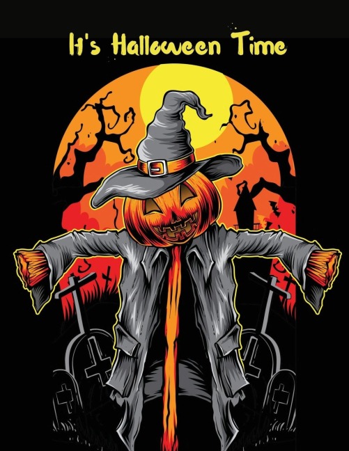 Its Halloween Time: Activity & Coloring Book for Kids Ages 4-12 (Its Holiday Time)
