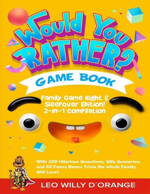 Would You Rather Game Book | Family Game Night & Sleepover Edition!: 2-in-1 Compilation - Try Not To Laugh Challenge with 400 Hilarious Questions, Silly Scenarios, and 100 Funny Bonus Trivia for Kids, Teens, and Adults!
