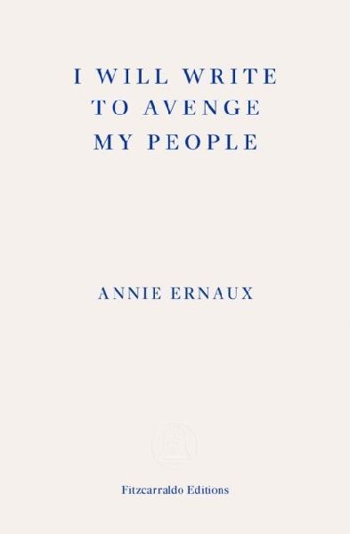 I Will Write To Avenge My People: The Nobel Lecture