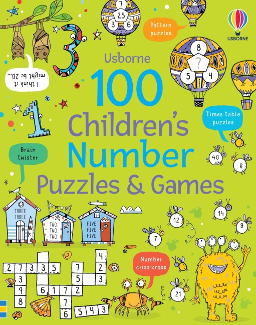 100 Childrens Number Puzzles and Games