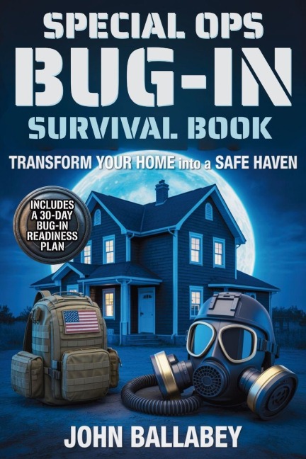 Special Ops Bug-in Survival Book: Transform Your Home into a Safe Haven - Military-Grade Tactics to Protect Your Family, Secure Resources, and Survive Any Crisis