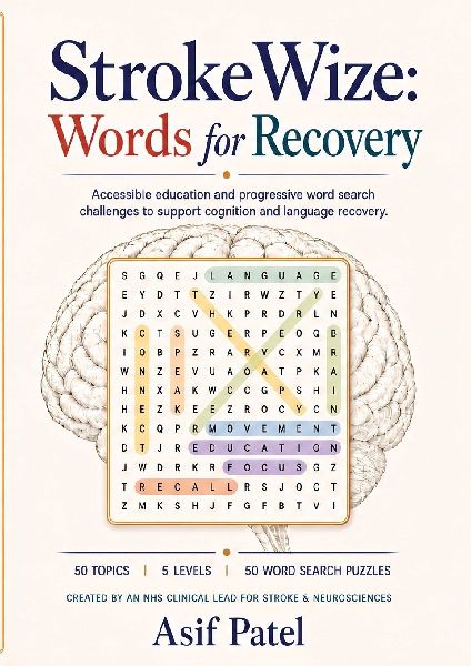 StrokeWize Words for Recovery: Accessible education and progressive word search challenges to support cognition and language recovery.