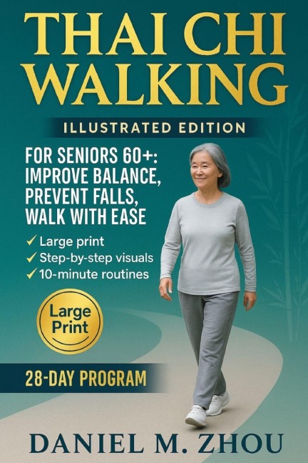 Thai Chi Walking: For Seniors Over 60 - Easy At Home Exercises to Improve Balance, Prevent Falls and Walk with Confidence
