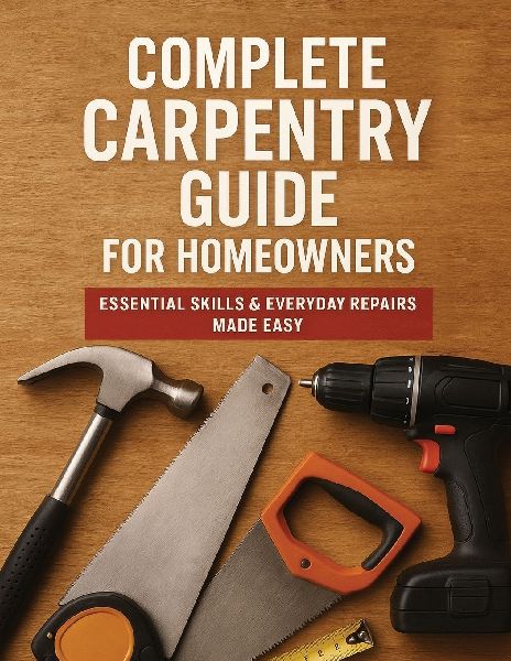 THE COMPLETE GUIDE TO CARPENTRY FOR HOMEOWNERS: Basic Carpentry Skills & Everyday Home Repairs