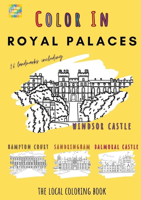 Royal Palaces Coloring Book