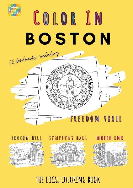 Boston Coloring Book