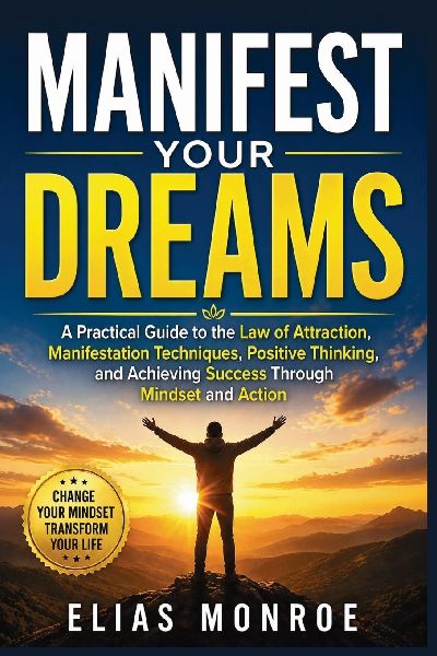 Manifest Your Dreams: A Practical Guide to the Law of Attraction, Manifestation Techniques, Positive Thinking, and Achieving Success Through Mindset and Action