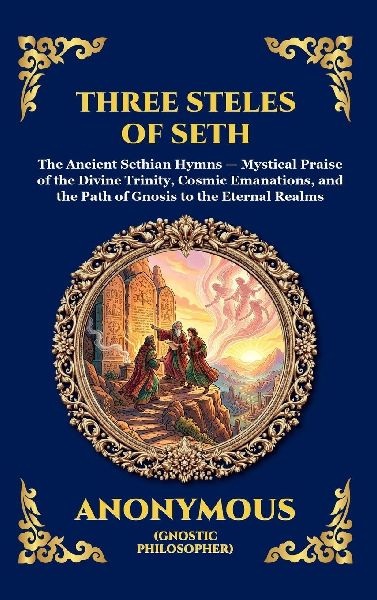 The Three Steles of Seth: The Ancient Gnostic Hymns of Divine Ascent - Secret Teachings on Spiritual Awakening, Cosmic Wisdom, and the Realms of Light (Large Print Deluxe Hardcover Edition For Easy Reading)