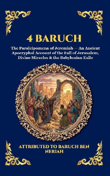 4 Baruch: The Paraleipomena of Jeremiah - An Ancient Apocryphal Account of the Fall of Jerusalem, Divine Miracles & the Babylonian Exile (Large Print Deluxe Hardcover Edition For Easy Reading)