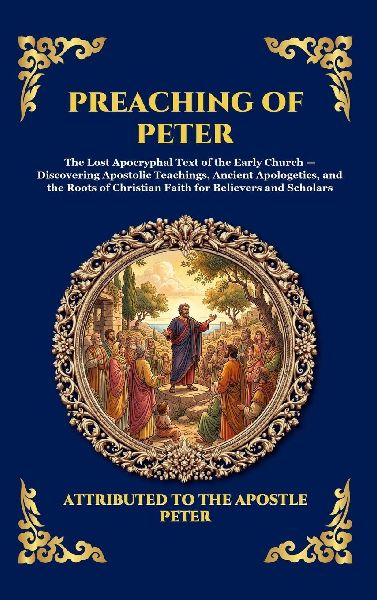 Preaching of Peter: The Lost Apocryphal Text of the Early Church - Discovering Apostolic Teachings, Ancient Apologetics, and the Roots of Christian Faith for Believers and Scholars (Large Print Deluxe Hardcover Edition For Easy Reading)